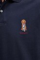 Hackett London polo bawełniane HM5600028 granatowy