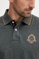 Bavlněné polo tričko Hackett London HM5600031 šedá