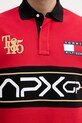 Tommy Hilfiger pamut póló x F1 THE MOVIE MW0MW41393 piros