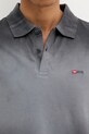 Bombažen polo Diesel T-REJUST-R3 A16915.0PKAL siva