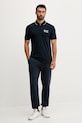 EA7 Emporio Armani tricou polo AF13739.7M000669 bleumarin AW25