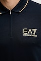 EA7 Emporio Armani tricou polo AF13739.7M000669 bleumarin