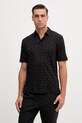 Бавовняне поло Armani Exchange чорний XM000735.AF10356