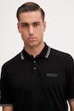 Oblečení Bavlněné polo tričko Armani Exchange XM001349.AF16246 černá