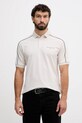 Armani Exchange polo bawełniane bawełna beżowy XM001359.AF13026