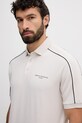 Armani Exchange polo bawełniane beżowy XM001359.AF13026