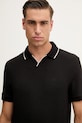 Bavlněné polo tričko Armani Exchange černá XM001364.AF16261