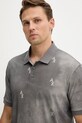 Armani Exchange polo bawełniane szary XM001884.AF10356