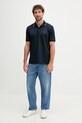 Marc O'Polo polo bawełniane 526203453080 granatowy AW25