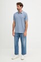 Marc O'Polo polo bawełniane 526226653000 niebieski AW25
