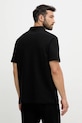 Îmbrăcăminte Just Cavalli polo de bumbac 79OAGT06.CJ506 negru