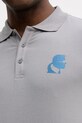 Karl Lagerfeld polo 554235.745401 szary