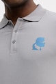 Karl Lagerfeld polo 554235.745401 szary