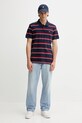 Levi's polo bawełniane 35883.0326 granatowy AW25