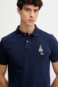 Polo Ralph Lauren polo bawełniane granatowy 710P00095