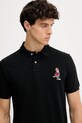 Polo Ralph Lauren polo bawełniane czarny 710P00095