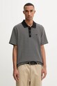 Calvin Klein polo wzorzyste czarny LV04LD205G