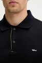 Bombažna majica z dolgimi rokavi Paul&Shark Knitwear 15311727 mornarsko modra