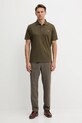 Paul&Shark polo bawełniane Knitwear 99311000 zielony AW25