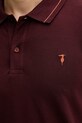 Trussardi polo bawełniane G5018000026N bordowy