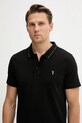 Trussardi polo bawełniane czarny G5018000026N