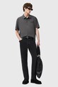 AllSaints polo bawełniane XANDER M071PC szary
