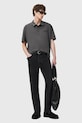 AllSaints polo in cotone XANDER M071PC grigio