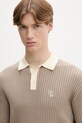 Filling Pieces polo de bumbac Fine Knit Polo bej 422570500127