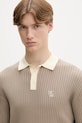 Filling Pieces polo de bumbac Fine Knit Polo bej 422570500127