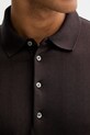 Calvin Klein longsleeve z domieszką wełny LV04LD214G brązowy