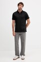Michael Kors polo bawełniane CF552TA19P czarny AW25