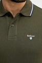 Bombažen polo Barbour MML1499 zelena