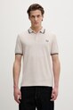 Fred Perry polo bawełniane bawełna beżowy M3600