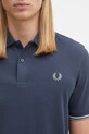 Fred Perry polo in cotone blu navy M3600