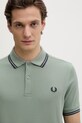 Fred Perry polo bawełniane zielony M3600