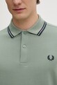 Fred Perry polo bawełniane M3600 zielony