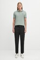 Bavlněné polo tričko Fred Perry M3600 zelená