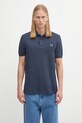 Fred Perry polo bawełniane bawełna granatowy M6000