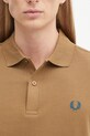 Fred Perry cotton polo shirt green M6000