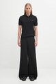 Bavlněné polo tričko Fred Perry M6000 černá
