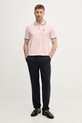 Aeronautica Militare polo bawełniane PO1308UP00082 różowy SS26
