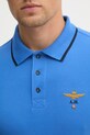 Aeronautica Militare polo in cotone PO1308UP00082 blu