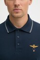 Aeronautica Militare polo in cotone PO1308UP00082 blu navy