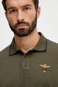 Одежда Хлопковое поло Aeronautica Militare PO1308UP00082 зелёный