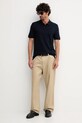 BOSS polo 50549593 granatowy AW25