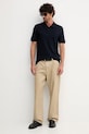 BOSS polo 50549593 granatowy AW25