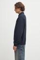 Bavlněná mikina Carhartt WIP Polo Sweat I035532.J0XX námořnická modř AW25