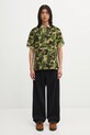 A Bathing Ape polo Camo Pile Jacquard 001POL301002M zielony