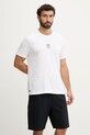 Lacoste t-shirt x Daniil Medvedev regular beżowy TH9447