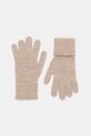 Weekend Max Mara rękawiczki wełniane ZAMIANEW wełna beżowy 2525566055600